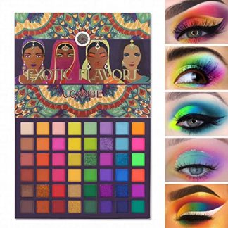 "Exotic Flavors" Neon Eyeshadow Palette - 48 High Pigment Shades