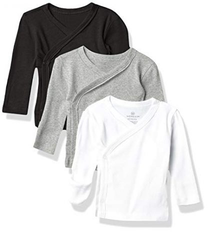 Organic Cotton Baby Kimono Tops - Pack of 3