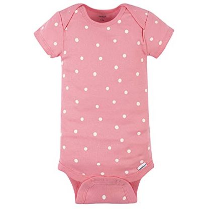 4-Pack Short Sleeve Baby Bodysuits for Girls - Image 6