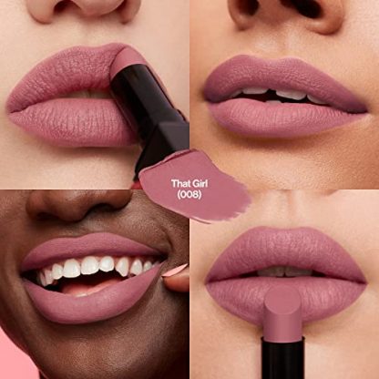 Long-Lasting Matte Lipstick with Built-in Primer and Vitamin E, Waterproof and Smudge-proof - Image 3
