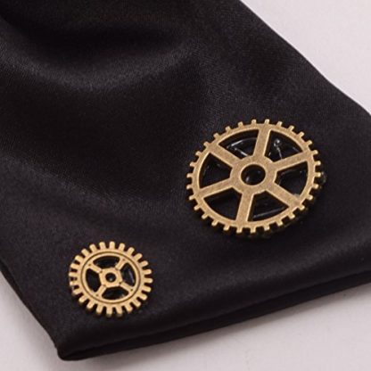 "Vintage Steampunk Bowtie: Retro-Industrial Costume Accessory" - Image 6