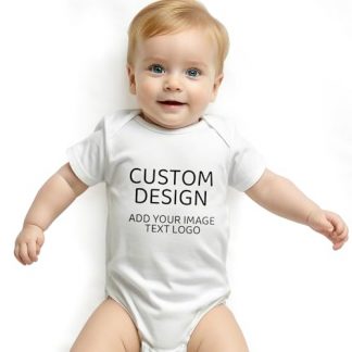 Personalized Comfy Cotton Baby Romper for Ages 0-18 Months