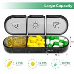 Convenient Weekly Pill Organizer for Daily Medication Management - Image 2