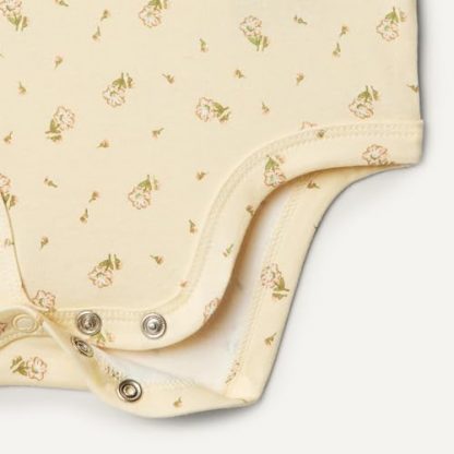 Adorable Embroidered Ruffle Bodysuits for Baby Girls, Pack of 2 - Image 3