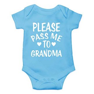 "Pass Me To Grandma" Unisex Baby Bodysuit