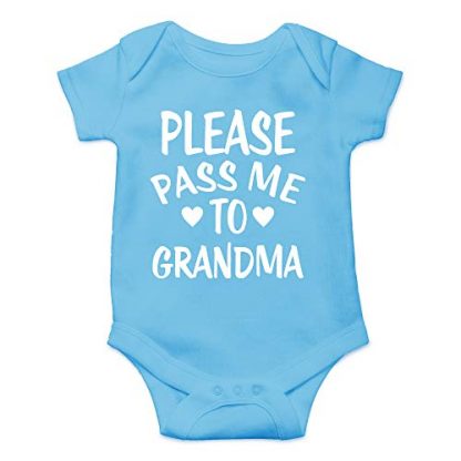 "Pass Me To Grandma" Unisex Baby Bodysuit