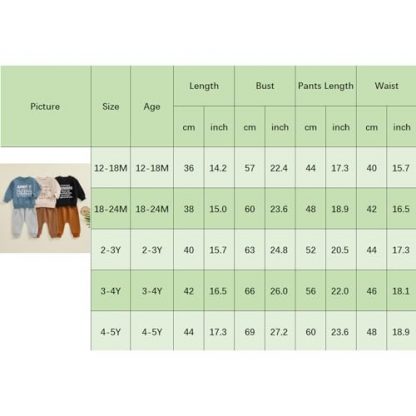 "Charming Toddler Boy's Two-Piece Letter Print Outfit" - Image 7