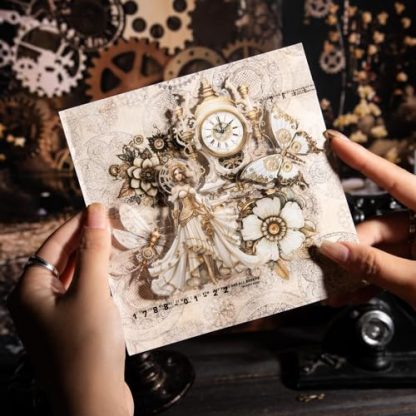 Vintage Steampunk Sticker Collection - 120 Pieces - Image 6