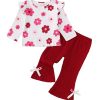 Red Printed