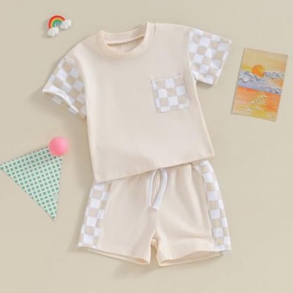 Charming Summer Outfit Set for Toddler Boys - Image 3