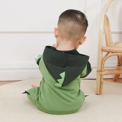 Dinosaur-Themed Toddler Boy's Winter Outfit Set - Image 4