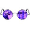 Silver Frame/Purple Lens