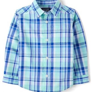 Plaid Perfection Cotton Shirt for Kids