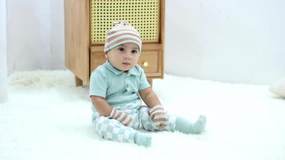 Adorable Cartoon-Printed Cotton Bodysuits for Infants, 6-Pack - Image 7