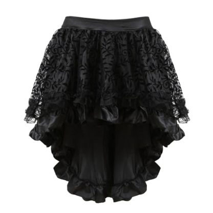 Exquisite Steampunk Renaissance High-Low Skirt for Women