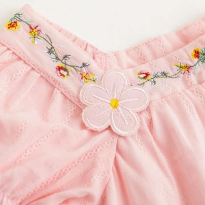 "Charming Puff-Sleeve Toddler Blouse" - Image 5