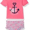 Pink Anchor Print/Salmon Pink Crab