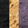 41 Blackest Black, Sunset Gold, Smoky Plum
