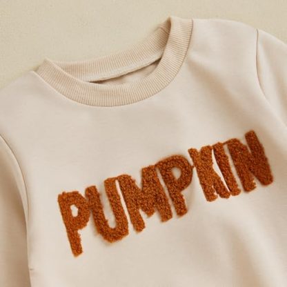 Toddler Girl's Autumnal Halloween-Themed Outfit Set - Image 4