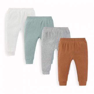 Adorable Unisex Baby Pants Sets - Soft and Comfortable (4-Pack)