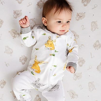 Organic Cotton Footed Sleeper Pajamas for Baby Girls - Image 4