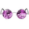 Silver Frame/Pink-purple Lens