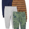 Blue Heather/Brown Stripe/Grey Heather/Olive Animal