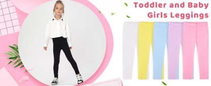 "5-Pack Comfy Cotton Leggings for Toddlers and Baby Girls" - Image 7