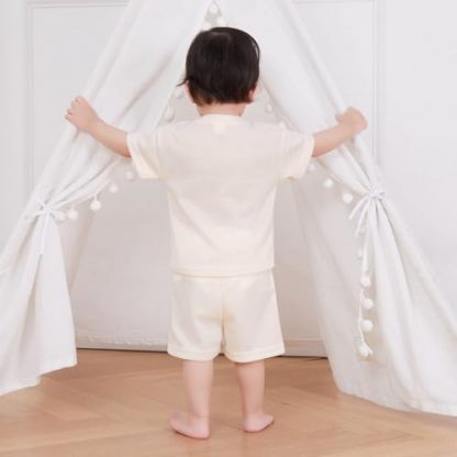 Adorable Lion-Themed Toddler Boy's Summer Clothing Set - Image 3