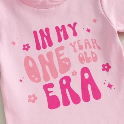"First Birthday Celebration Outfit Set for Baby Girl" - Image 5