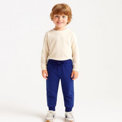 "Boys' Adorable Trio Joggers Pack with Cartoon Motifs" - Image 5