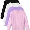 Black, White, Light Purple, Pink