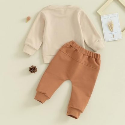 "Little Bestie" Toddler Sweatshirt and Jogger Set - Image 3