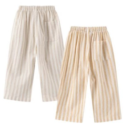 Classic Striped Casual Pants for Boys - 2 Pack - Image 4