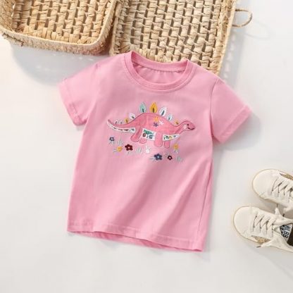 Adorable Dinosaur and Unicorn Themed T-Shirt - Image 5