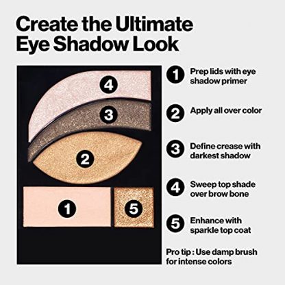 Vibrant Eye Contour Kit with Wet/Dry Shades & Dual-Ended Brush - Image 4