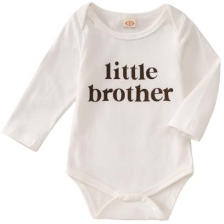 Adorable Little Brother Long-Sleeve Baby Bodysuit