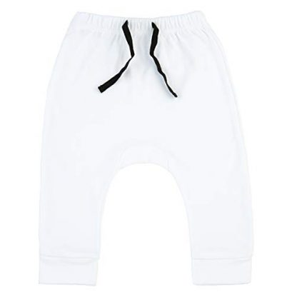 Unisex Newborn 3-Pack Cotton Joggers for Toddlers - Image 4