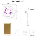Lunar Feline Neon Sign - Anime-Inspired, Dimmable LED Wall Decor - Image 3