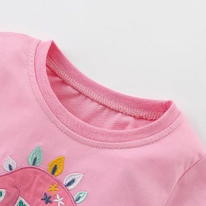 Adorable Dinosaur and Unicorn Themed T-Shirt - Image 2