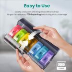 Secure Weekly Pill Organizer with Ample Storage for Daily Medication - Image 4