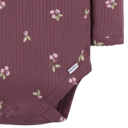 Unisex Baby 2-Pack Bodysuits with Henley-Style Buttons - Image 5