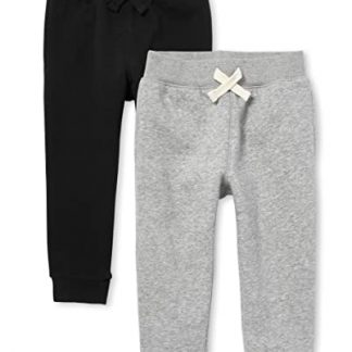 Cozy Fleece Jogger Pants for Toddlers (2-Pack)