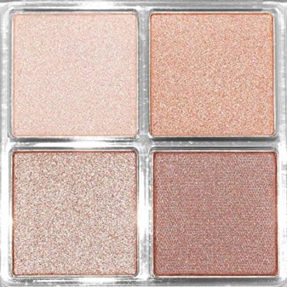 Velvety Quad Eyeshadow Palette - Matte, Metallic, and Shimmer Finishes (Ballerina) - Image 2