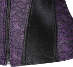 Elegant Lace-Up Overbust Corset Top for Women - Image 5