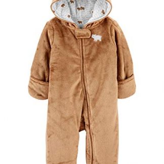 Cozy Cub Fleece Pram with Bear Ear Hood