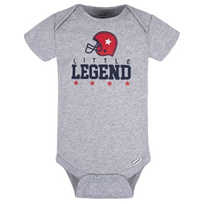 8-Pack Short Sleeve Baby Bodysuits in Sporty Colors - Image 3