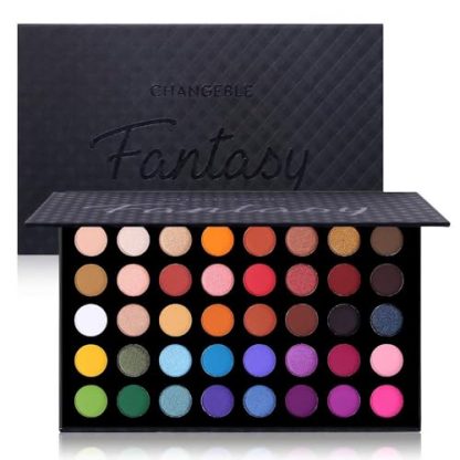 Vibrant Eye Color Collection: Matte, Shimmer, & Metallic Eyeshadow Palette
