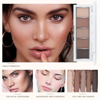 5-Shade Matte Eyeshadow Palette: Natural Nudes and Cool Taupe Tones - Image 6