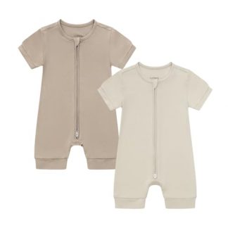 Bamboo Summer Sleepers for Baby Boys and Girls, Pack of 2